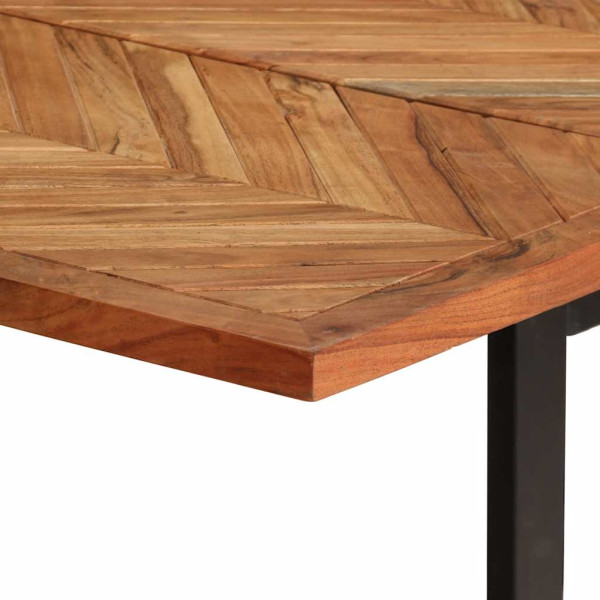 Mesa de jantar 180x90x75 cm madeira de acácia maciça M 5