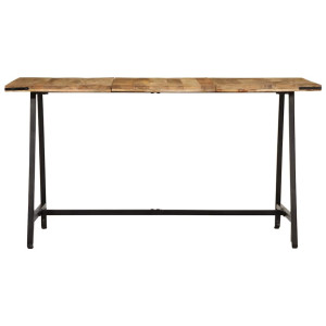 Mesa de comedor madera maciza de mango 140x70x75 cm H
