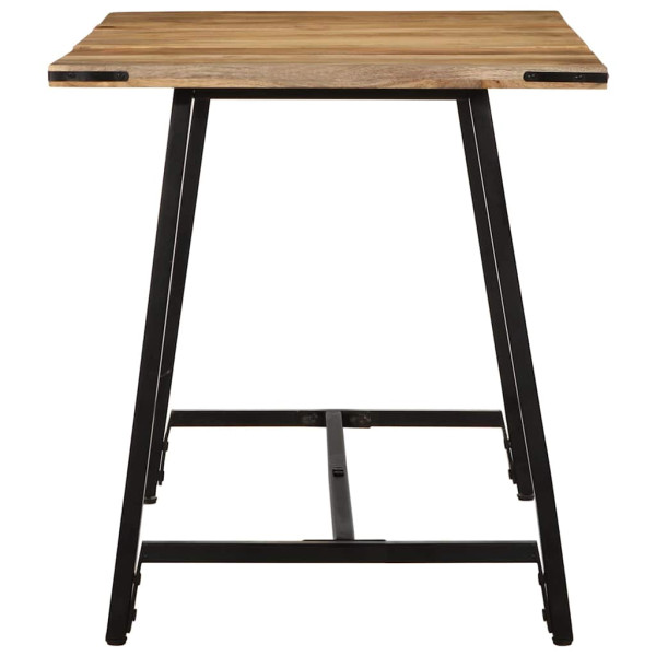 Mesa de jantar 140x70x75 cm madeira de mangueira maciça M 3