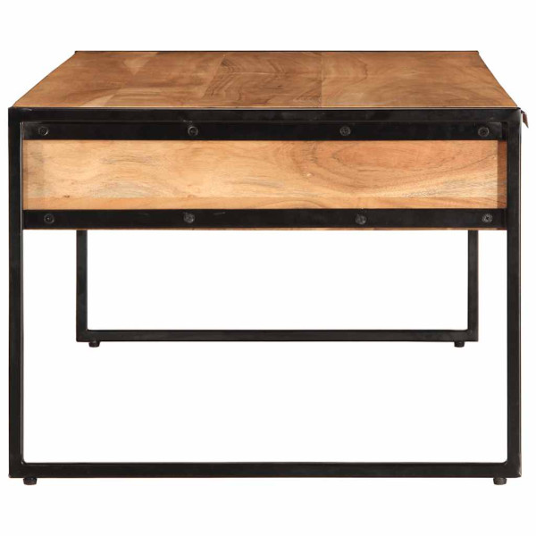 Mesa de centro madera maciza acacia 110x55x40 cm M 4