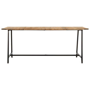 Mesa de comedor madera maciza de mango 180x90x75 cm H