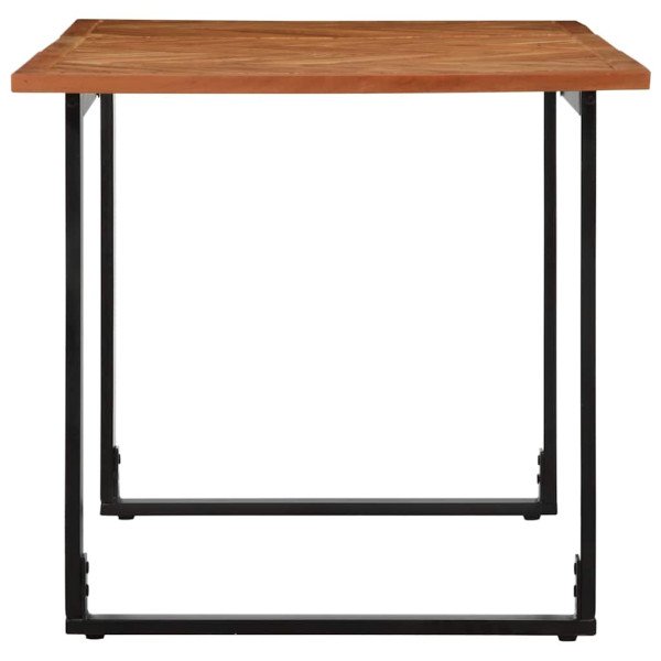 Mesa de comedor 160x80x75 cm madera maciza acacia M 3