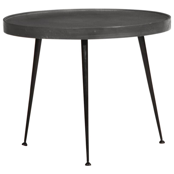 Mesas de centro 3 pcs derivados de madeira preto M 3