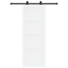 Puerta Deslizante  con Juego de Herrajes 'ORKDAL'Madera Maciza Blanca de Pino. Puerta Interior  'ORKDAL'Blanca 73.5x198.5x4 cm M 4