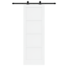 Puerta Deslizante  con Hardware 'ORKDAL'Madera Sólida Blanca. Puerta Interior 'ORKDAL'Blanca 73.5x211x4 cm Madera Sólida 4