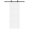 Puerta Deslizante  con Juego de Herrajes 'ORKDAL'Blanca Madera Sólida de Pino. Puerta Interior  'ORKDAL'Blanca 78x202x4 cm Mader 4