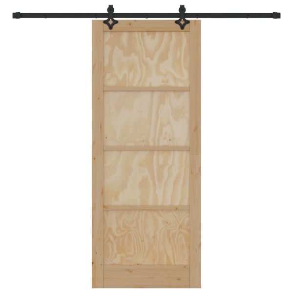 Porta deslizante  com conjunto de ferragens 'ORKDAL'madeira maciça de pinho M 4