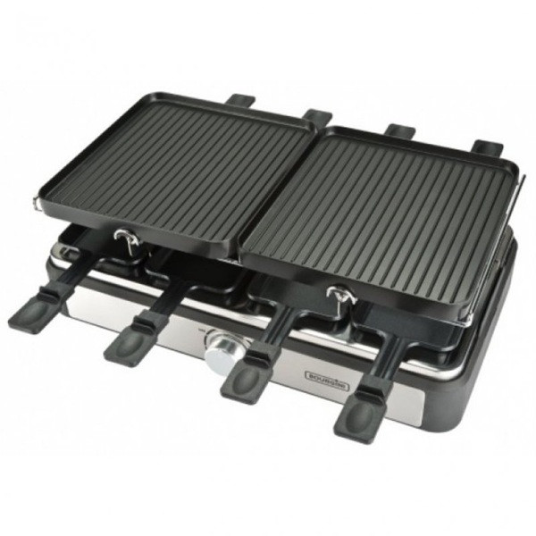 Plancha de asar Bourgini gourmette raclette grill plus negro M 4