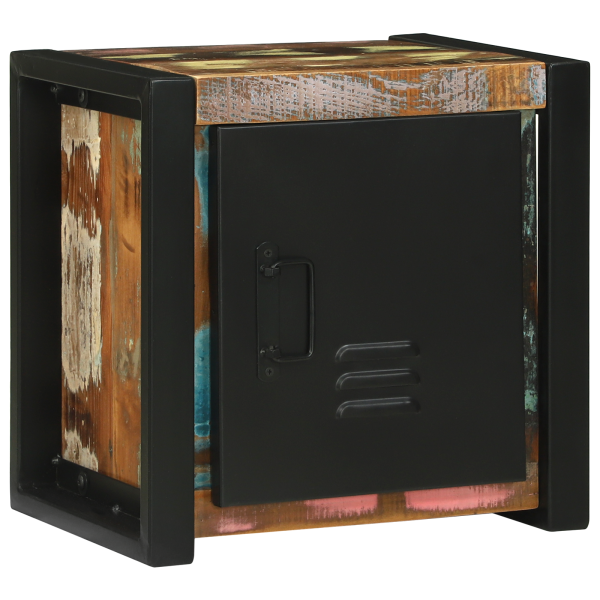 Armario de pared para baño Multicolor Madera recuperada Mediano M 3