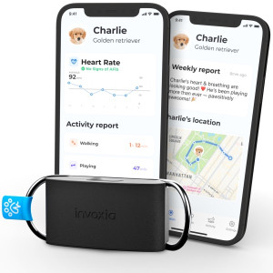 INVOXIA Minitailz Dog Tracker LWT6 negro H