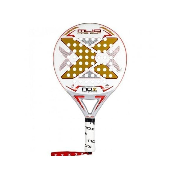 Pala de pádel Noxsport ml10 pro cup 2023 blanco D