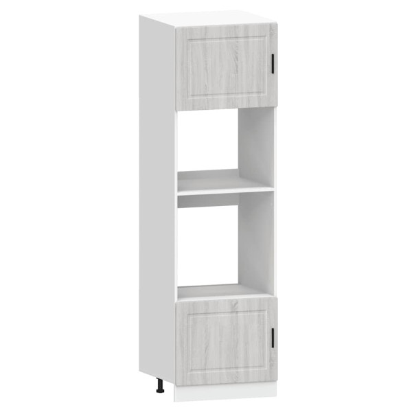 Mueble cocina Kalmar sonoma gris 7 pzas madera contrachapada M 5