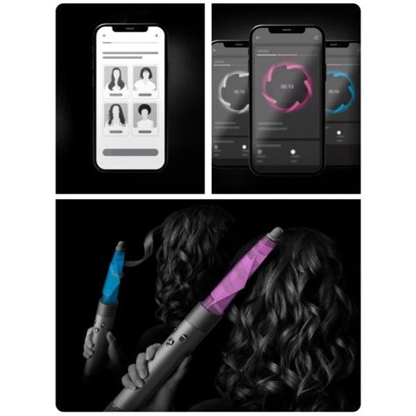 Moldeador de pelo Dyson Airwrap HS08 Curly + Coily azul/naranja M 5