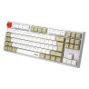 Teclado gaming royal pbt mecanico blanco 2