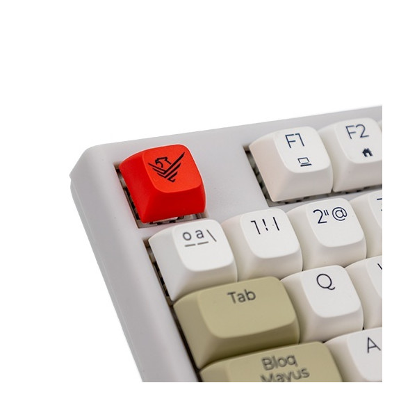 Teclado gaming royal pbt mecanico blanco M 4