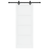 Porta Deslizante com Conjunto de Acessórios ORKDAL Madeira Sólida Branca 4