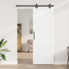 Puerta Deslizante  con Set de Accesorios 'ORKDAL'de Madera Sólida Blanca de Pino. Puerta Interior  'ORKDAL'Blanca 83x232x4 cm de 3