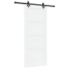Puerta Deslizante con Set de Hardware 'ORKDAL'Madera Sólida de Pino Blanca 2