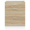 Mueble bajo de cocina “Lyon” de roble sonoma 4