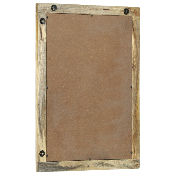 Espejo de baño 50x70x30 cm de madera maciza de mango M 3