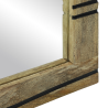 Espejo de baño 50x70x30 cm de madera maciza de mango 4
