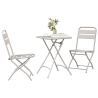 Set de Bistro Plegable de 3 Piezas  Beige Acero 3