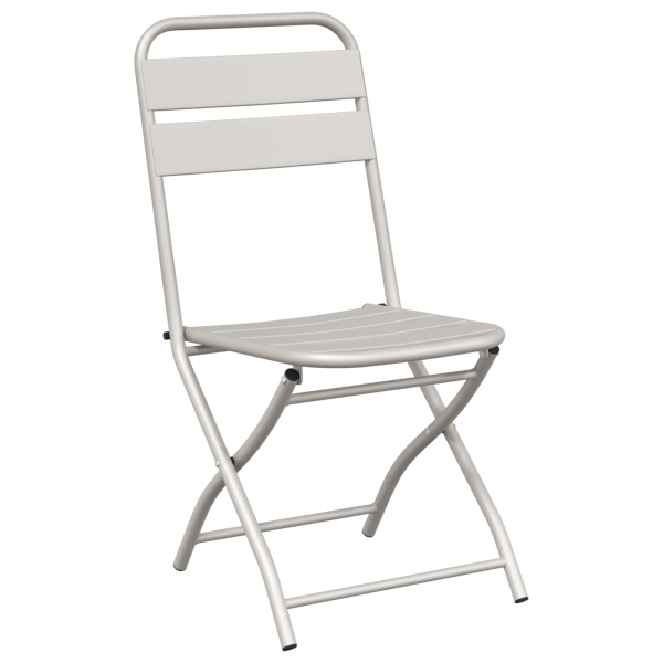 Set de Bistro Plegable de 3 Piezas  Beige Acero M 5