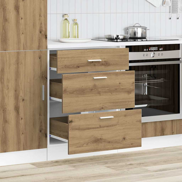 Mueble bajo de cocina “Lyon” roble artesanal M 3