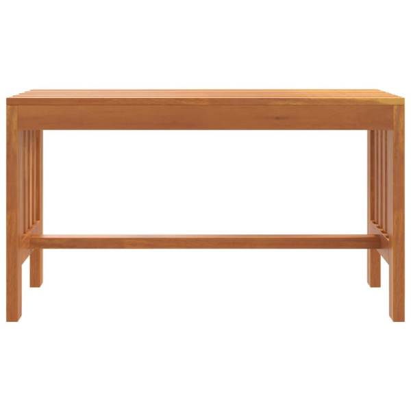 Banco de jardín de madera maciza de eucalipto 80 cm M 3