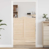 Puertas batientes diseño de lamas 1 par 100x100cm madera pino 1