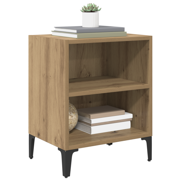 Cabinet de Noche Roble Artesanal 40x30x50 cm Madera Industrial M 3