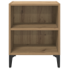 Cabinet de Noche Roble Artesanal 40x30x50 cm Madera Industrial 5