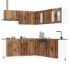 Mueble cocina Porto madera vieja 11 pzas madera contrachapada 1