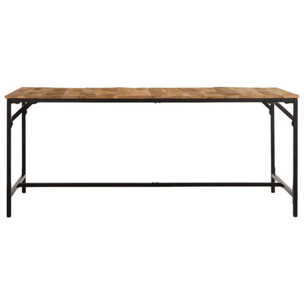 Mesa de jantar 180x90x75 cm madeira de mangueira maciça M 2