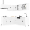 Mueble de cocina Porto blanco 11 piezas madera contrachapada 1