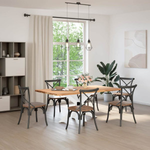 Pé de mesa de jantar em formato de aranha. branco. 120x68x(72-73) cm. aço H