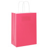Bolsas de papel con asas 50 uds rosa 15x8x21 cm 4