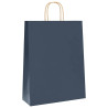 Bolsas de papel con asas 250 uds azul 32x12x42 cm 3