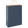 Bolsas de papel con asas 250 uds azul 32x12x42 cm 4