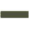 Bordes césped 10 uds acero laminado frío verde oliva 25x103 cm 3
