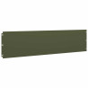 Bordes césped 10 uds acero laminado frío verde oliva 25x103 cm 4