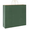 Bolsas de papel con asas 250 uds verde 54x15x49 cm 3