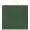 Sacos de papel 250 unid com alças verde 54x15x49 cm 5