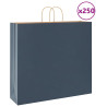 Bolsas de papel con asas 250 uds azul 54x15x49 cm 1