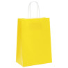 Bolsas de papel con asas 50 uds amarillas 15x8x21 cm 4