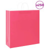 Bolsas de papel con asas 250 uds rosa 45x17x48 cm 1