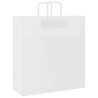 Bolsas de papel con asas 50 uds blanca 45x17x48 cm 3