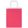 Bolsas de papel con asas 50 uds rosa 18x8x22 cm 5
