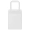 Bolsas de papel con asas 250 uds blanca 15x8x21 cm 5