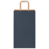 Bolsas de papel con asas 50 uds azul 21x11x36 cm 5